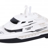 Boot op traagheidsmotor met effecten Wit 22 cm