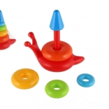 Kleurrijke stapelpiramide voor kinderen