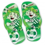 MaDe sandalen met tijger en voetbal groen