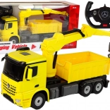 RC vrachtwagen met grijper MERCEDES-BENZ Arocs Rastar – geel