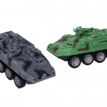 Militair voertuig met vliegwielaandrijving 17 cm