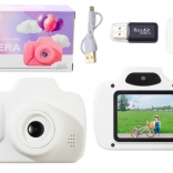 Kindercamera Foto- en video-opname Game Geheugenkaart 64GB wit