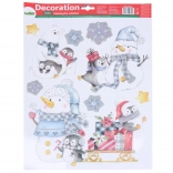 Kerst-raamdecoratie 41 × 29 cm