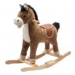 Hobbelpaard met melodie PlayTo bruin