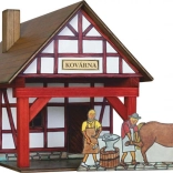 Vakhouten smederij houten bouwpakket