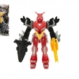 Kunststof robotfiguur 15 cm – actieheld, 4 kleuren