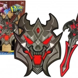 Zwaardenset Black Warrior Shield Set met EVA-schuim