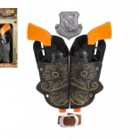 Set van cowboypistolen met holster voor kinderen 2 stuks