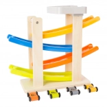 Klip klap baan met 4 autootjes