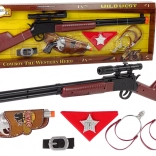 Cowboyset van de sheriff – geweer en revolver voor kinderen