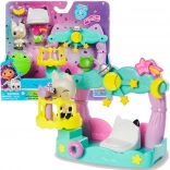 Gaby’s kattenhuis – Pandy Paws balkon met figuur en accessoires