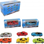 Raceauto's 7 cm met vrijlopende wielen