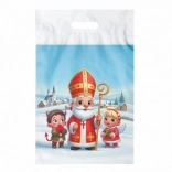 Plastic cadeautas met Sinterklaas-motief 29×46 cm