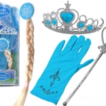 Set accessoires voor kleine prinses Koningin van de sneeuw