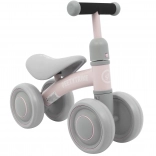 Vierwielige kinderbalansfiets PeetyTrike, roze
