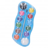 Aquarelverf - set van 12 kleuren + penseel