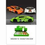 metalen sportwagenmodel met te openen deuren en pull-backfunctie