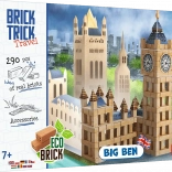 Bouwset van echte bakstenen TREFL Brick Trick Travel – Big Ben, 290 stukjes
