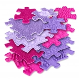 Woopie sensorimotorische orthopedische puzzelmat 11 stuks – roze/paars
