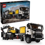 Lego Technic Volvo FMX vrachtwagen en EC230 Electric graafmachine