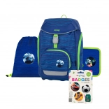 schoolset OXY Sherpy Blue 4-delig