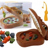 Magnetisch visspel Krokodil – bruin