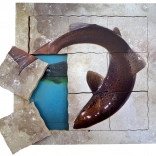 Just Jigsaws Zalm en zijn levenscyclus - houten gelaagde puzzel