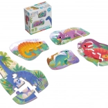 Grote puzzel dinosaurus KukiKuk