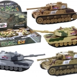 Aluminium tank met wrijvingsaandrijving, diverse kleuren