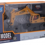 Rokende RC graafmachine met afstandsbediening 2,4 GHz