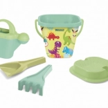 RePlay zandset dinosaurussen – plastic emmer met accessoires in net