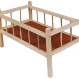 Houten poppenbed