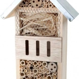 Kleine houten insectenhotel Stad