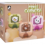Kindercamera met onmiddellijke thermische afdruk Beer