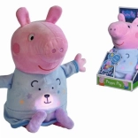 Peppa Pig pluchen knuffel met licht en melodie 25 cm