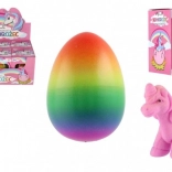 Opkomende unicorn plastic 7x10 cm in doosje