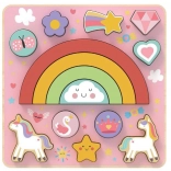 Balancerende puzzel Eenhoorn 2-in-1