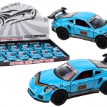 Sportauto 1:32 Figuur Blauwe spoiler metalen