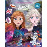 Sticker- en prentenboek Frozen