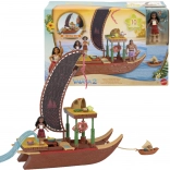 Set figuur en accessoires Disney VAJANA 2 Adventure Canoe, 10 delen