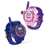 Horloge met walkietalkie – paars, 2 stuks
