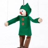 Gerlich houten marionet jager Miloš 12 cm