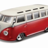 Bburago plus Volkswagen Van Samba rood
