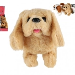 Lopende pluchen hond met echt geblaf