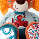 Textiele speelgoed met activiteiten leeuw Jack