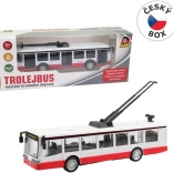 metalen trolleybus met terugtrekmechanisme 16 cm