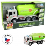 Vrachtwagen met traagheid met licht en geluid