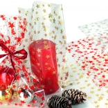 Transparante cellofaanzak Star 25x40 cm