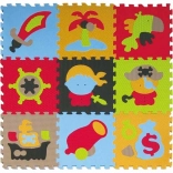 Baby Great foam puzzel piraten 30 × 30 cm