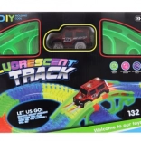 Baan met batterijauto